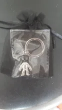 Llavero hecho a mano de astronauta en 3D, Robot espacial, regalo de aleación para hombre y amigo