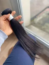 Mechones de pelo brasileño Remy de 8-28 30 32 40 pulgadas recto de Wigirl 100% cabello humano Natural 1 3 4 mechones