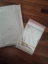 Transparente auto sellado de polietileno pequeña bolsas de plástico OPP de regalo de joyería embalaje adhesivo galleta caramelo Paquete de celofán bolsa