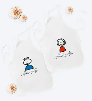 

Personalized Dual Dear Themed Kitchen Apron-9