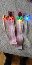 Diadema de fibra para niña, peluca ligera, accesorios para el cabello de mariposa, pinzas de colores creativos, pinzas para el pelo de princesa, suministros de fiesta
