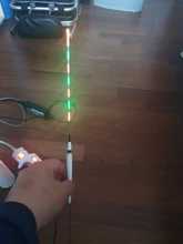 Flotador de pesca inteligente, alarma de mordedura de pez, cebo de mordedura de pez, luz LED, cambio de Color automático, boya electrónica de noche para pesca de invierno, nuevo