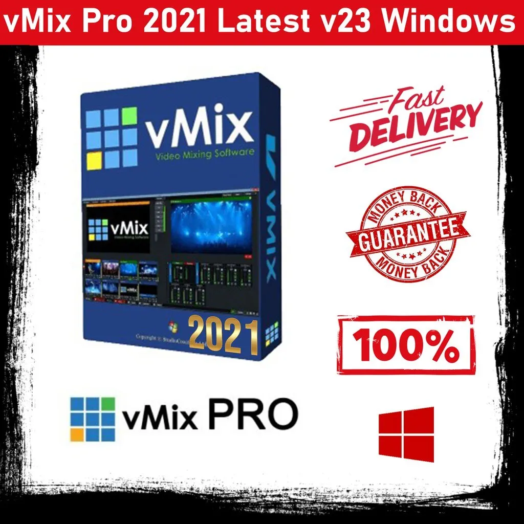 ✅ VMix Pro® 2021 v23 ✅ Latest Life 🔥Full version🔥