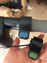 Freno de acelerador de botón de dedo para patinete eléctrico, piezas de repuesto para Ninebot ES1/ES2/ES3/ES4, Color rojo y verde, actualizado