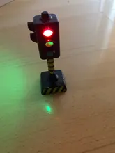 Miniseñal de tráfico para niños, bloque de luz de carretera con sonido LED, educativo