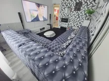 Sofa-Covers Longue Chaise Elastic Plaid Living-Room Order Fundas for Need Con