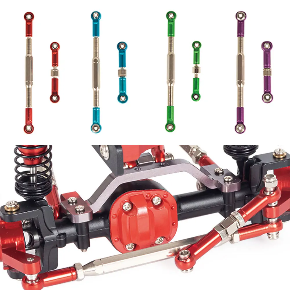 Adjustable Steering Link Servo Linkage Metal Rod End for RC Truck MN