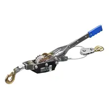 Лебедка СИБИН 43125-4(Усилие 4 т, 2 крюка, трос 3 м, сталь, механическая, рычажная