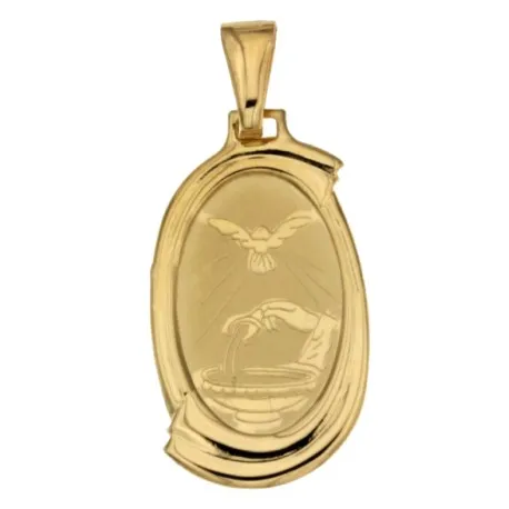Medal Pendant christening Gold Yellow 803321710093 | Украшения и аксессуары