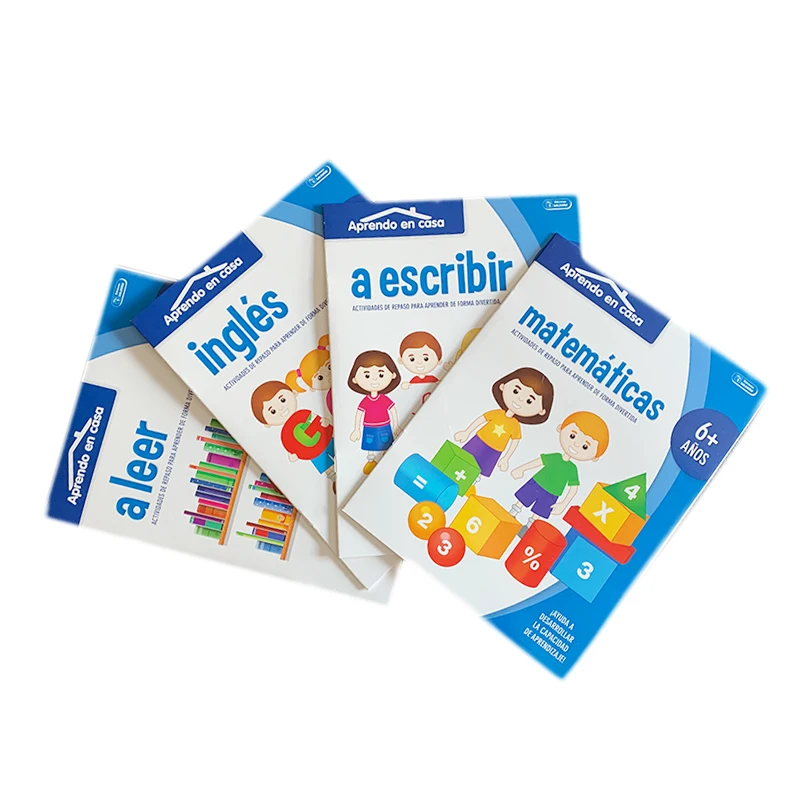 I learn in House mathematical activity book write read English learning fun shape old year 6 more Spanish afbeelding