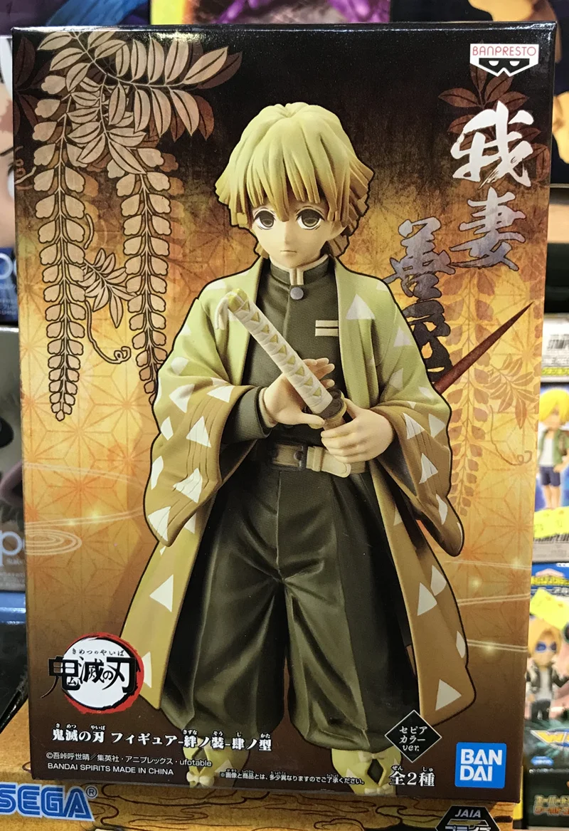 Banpresto Kimetsu No Yaiba Agatsuma Zenitsu фигурка ПВХ модель Фигурка