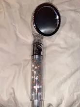 FOHEEL-Cabezal de ducha de mano ajustable, 3 modos, alta presión, ahorro de agua, un botón para detener el agua