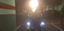 FADUIES-Luz LED auxiliar universal para motocicleta, iluminación antiniebla para coche, lámpara de conducción para BMW R1200GS/ADV/F800GS, montaje, 2 unidades/juego