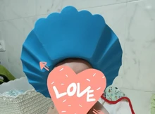 Gorro de ducha para champú de bebé, espuma suave, ajustable, para baño, protección, sombrero para bebé, niño, sombrero para champú, 1 ud.