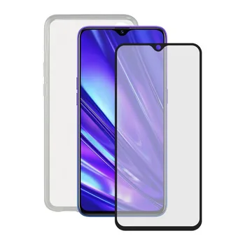 

Tempered Glass Mobile Screen Protector + Mobile Case Realme 5 Pro Contact