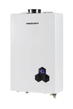 

Tankless water heater mizudo впг 4-12т turbo oxygen free euro, 12 L/min
