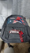 Mochila escolar de gran capacidad para niños, Mochila de viaje de nylon de alta calidad con doble hombro y dibujos animados de spider-man