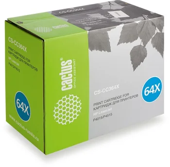 

Cartridge cc364x (No. 64x) cactus for HP laser jet p4015/p4515 (24000 pages) Cs-cc364x