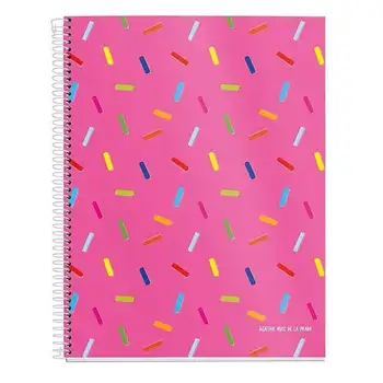 

Notebook 4 miquel rius 46119 agatha ruiz prada candies-a4-120 leaves 70g/m2 - 30 sheets per color-grid 5*5-