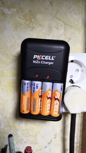 Rechargeable-Battery AA Batteria NIZN 2500mwh PKCELL 2slot 8pcs Eu-Us-Plug