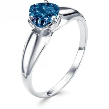 

Alcor ring with 1 Topaz made of silver