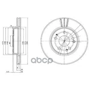 Тормозной Диск Bg2772 Delphi арт. BG2772