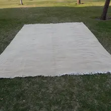 Большой ручной богемный турецкий ковер килим 9'4'' X 10'8''