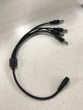 Connector Plug Cable Splitter-Adapter Led-Strip-Light Cctv-Camera Power-1 Male-Way DC