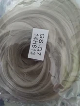 Moño de pelo sintético Flexible, envoltura de moño para cola de caballo, 1 unidad