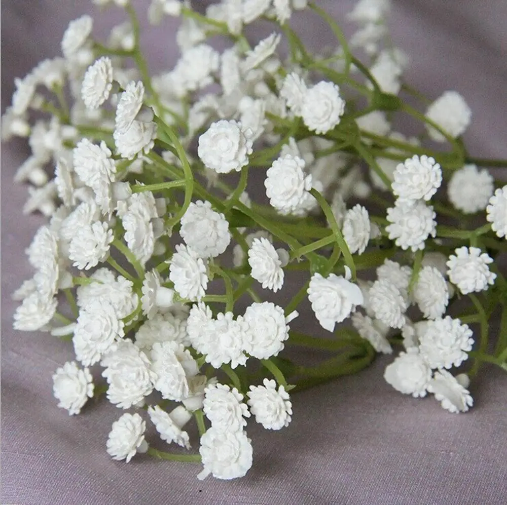 

Artificial Flowers Babysbreath Breath 10 stems for Bridal Bouquet Home Wedding Decorations Table Centerpieces