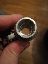 Female Straight Two-pieces Full Ports 304 Stainless Steel Ball Valve