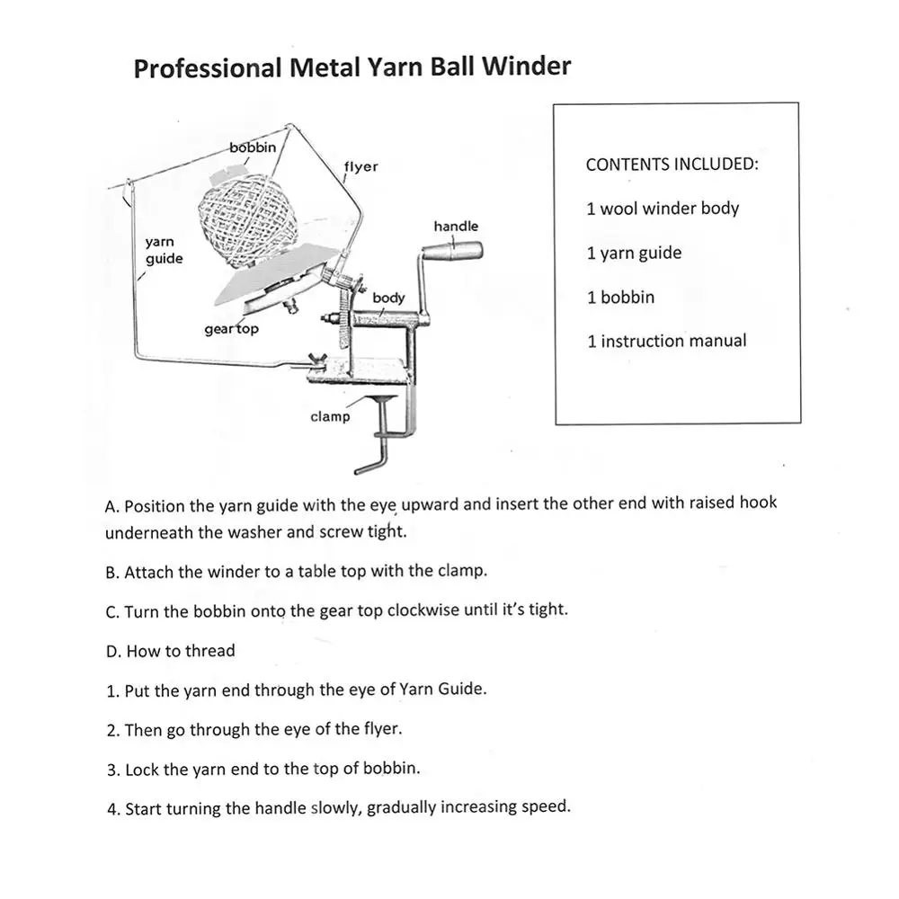Белый + синий металл пластиковая двойная шестерня большая фиксированная ручная