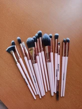 Makeup-Brushes Powder Eyeshadow Eyelash-Eyebrow Blending-Eyeliner Pink Beauty MAANGE