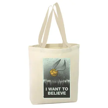

Angemiel Bag I Want To Believe Shopping Beach Tote Bag