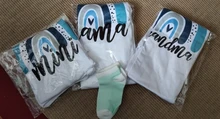 Camisetas a juego de arcoíris para mamá y yo, ropa a la moda para Familia, ropa de arcoíris para abuela y Mini camiseta, trajes bonitos de aspecto familiar, 1 ud.