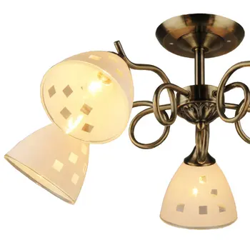 

Ceiling interior chandelier mis in Art Deco style, 60 W, e27, for 5 lamps