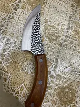 Kitchen Knife Sliced Forged Handmade Boning Hunting Xyj Serbian Full-Tang Camping 5-6-7--Inch