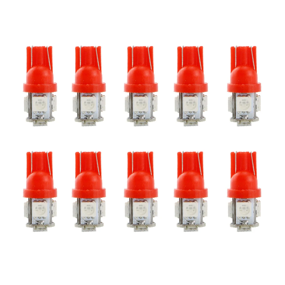Одна упаковка/десять упаковок T10-5630-6SMD светодиодный автомобильный головной светильник, светильник для номерного знака 12В 3 Вт 6500 К