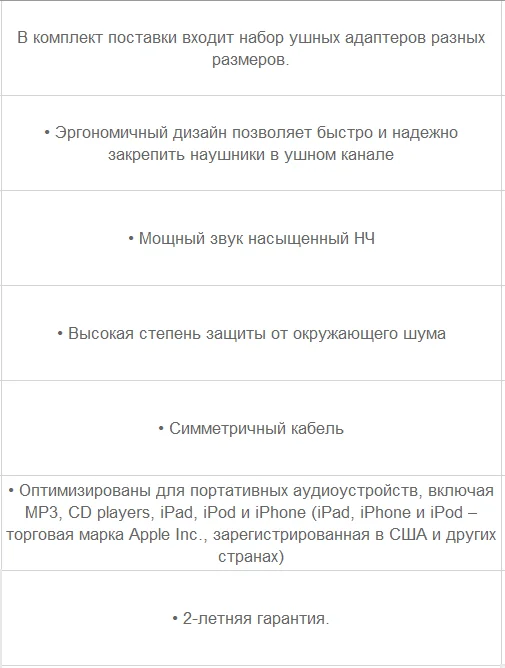 Наушники Sennheiser CX 180