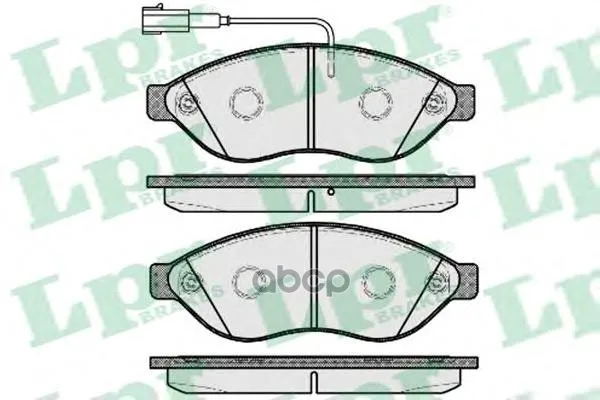 Колодки Тормозные Citroen Jumper/Fiat Ducato/Peugeot Boxer R16" 06- Передние Lpr 05p1698 Lpr арт. 05P1698