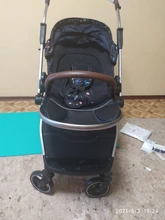 Cochecito de bebé 3 en 1, carrito de bebé ligero con marco de aluminio de paisaje alto, con asiento de coche para recién nacido, sin impuestos en la UE Coballe