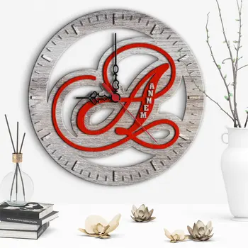 

Decorative Mom Design Wooden Wall Clock-9