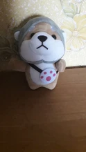 Nuevo estilo lindo Shiba Inu llavero peluche colgante pequeño chico de peluche juguetes de peluche animales de Navidad cumpleaños regalo