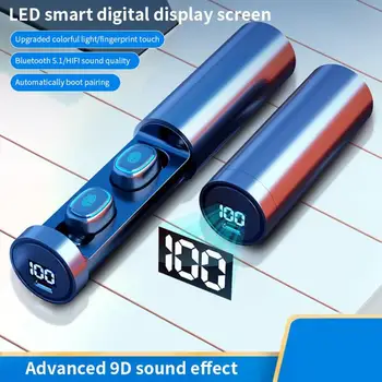 

TWS Bluetooth Earphone 5.1 Wireless Touch control HIFI Sport Earphone LED Display Earbuds Gaming 9D stereo Music Headset