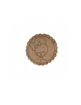 

ROUND SILHOUETTE ONE WOMAN WITH TIE