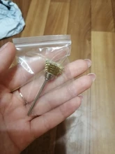 Fresas doradas para uñas, 8 tipos, herramientas portátiles de limpieza para manicura, brocas de alambre de cobre