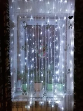 LED Garland Curtains Usb-Power-Fairy-Lights Christmas-Decoration Living-Control Remote
