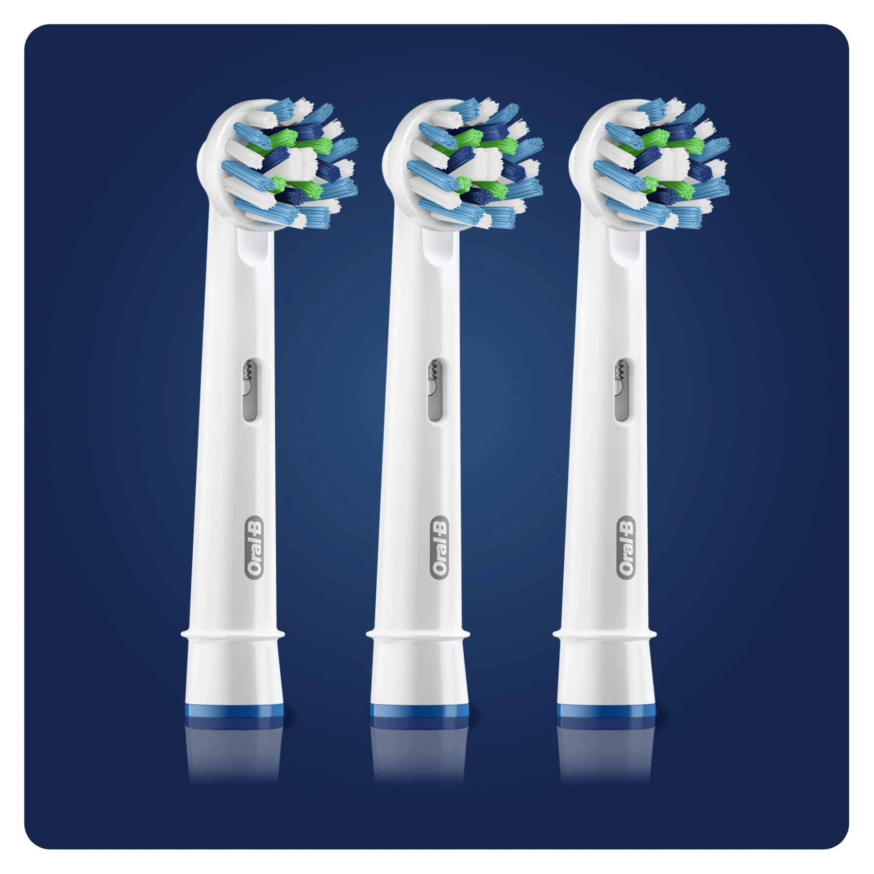 Сменные насадки для электрических щеток Oral B Cross Action 3 шт.|Насадки зубных щеток| |