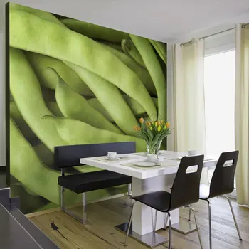 

Wall mural-pods green bean-250x193 cm