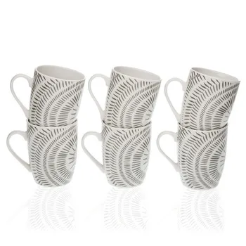 

Set of Mugs Neera Porcelain (6 Pieces)